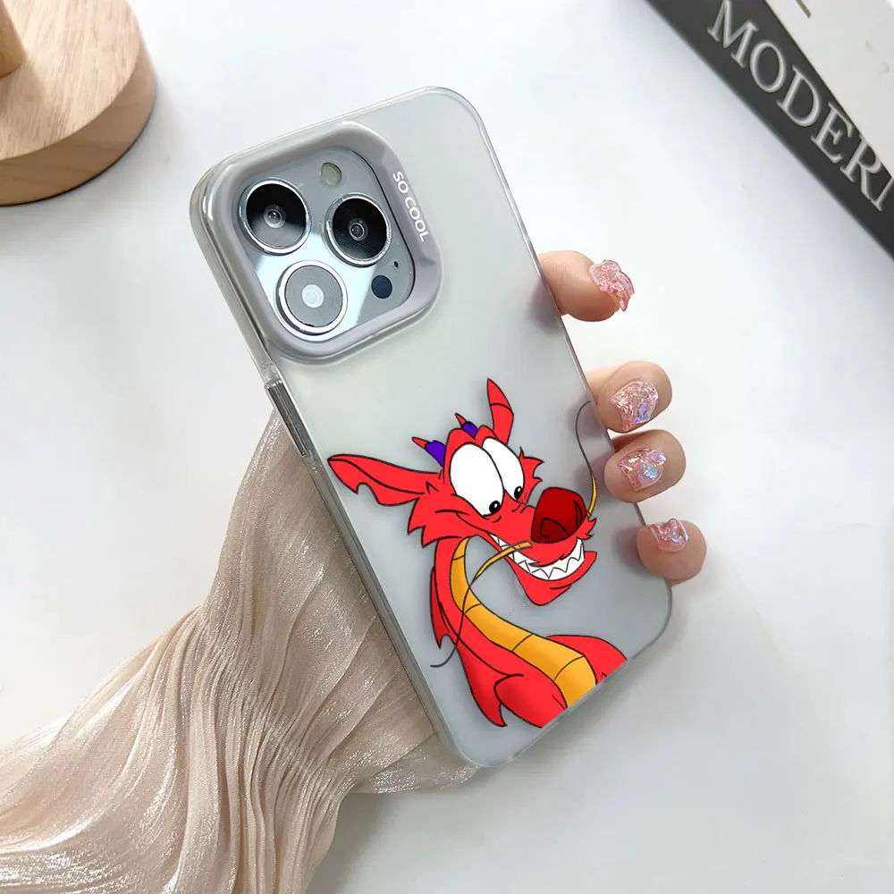 Чехол для телефона Disney Dragon Mulan Mushu OPPO RENO 12 12F 11 11F 10 8T 8 8Z 7 7Z 6 5 5F LITE PRO PLUS Жесткий