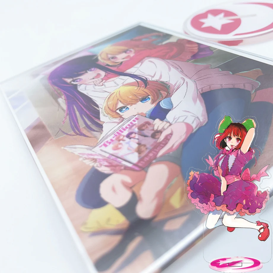 

Oshi No Ko Acrylic Stand Gorou Akuamarin Hoshino Ai Rubii Sarina Anime Keychain Desk Display Ornament Decorative Cute Collection