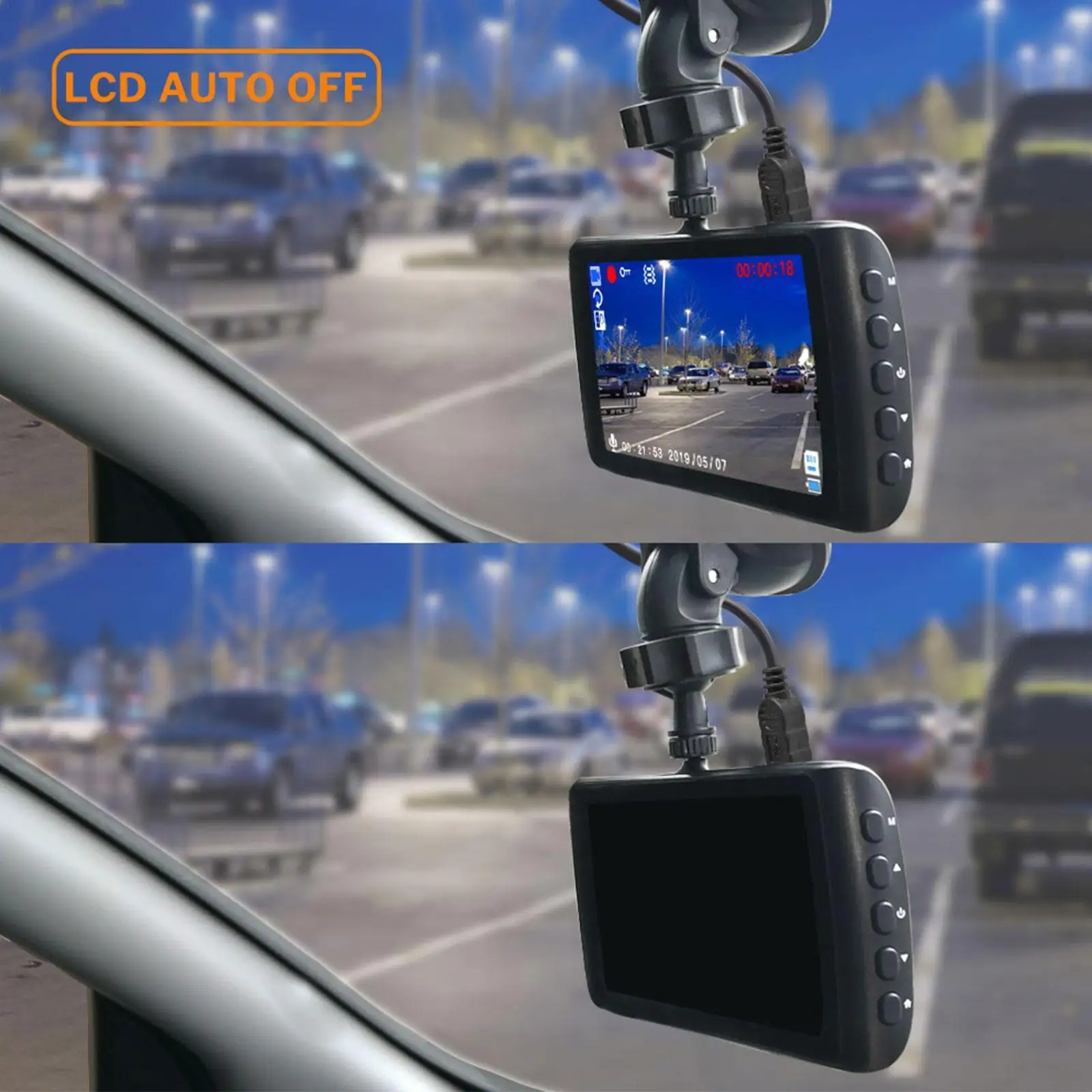 

Dash Car Video Recorder Dash Cam Dual Lens 1080p Car Parking Dvr Dashcam Camera Ips Car Dvr Monitor Screen E0z2