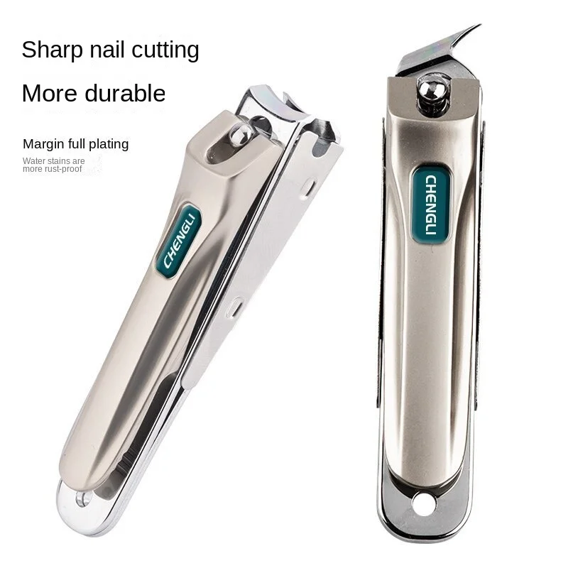 

Nail Clipper Anti-splash Nail Clippers Single Large Size Nail Clipper Nail Tool Flat Mouth Small Size Diagonal Lengthening