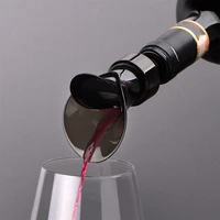 2 in 1 red wine aerating pourer bar accessories flower shape pouring decanter silicone wine keep fresh seal bottle stopper