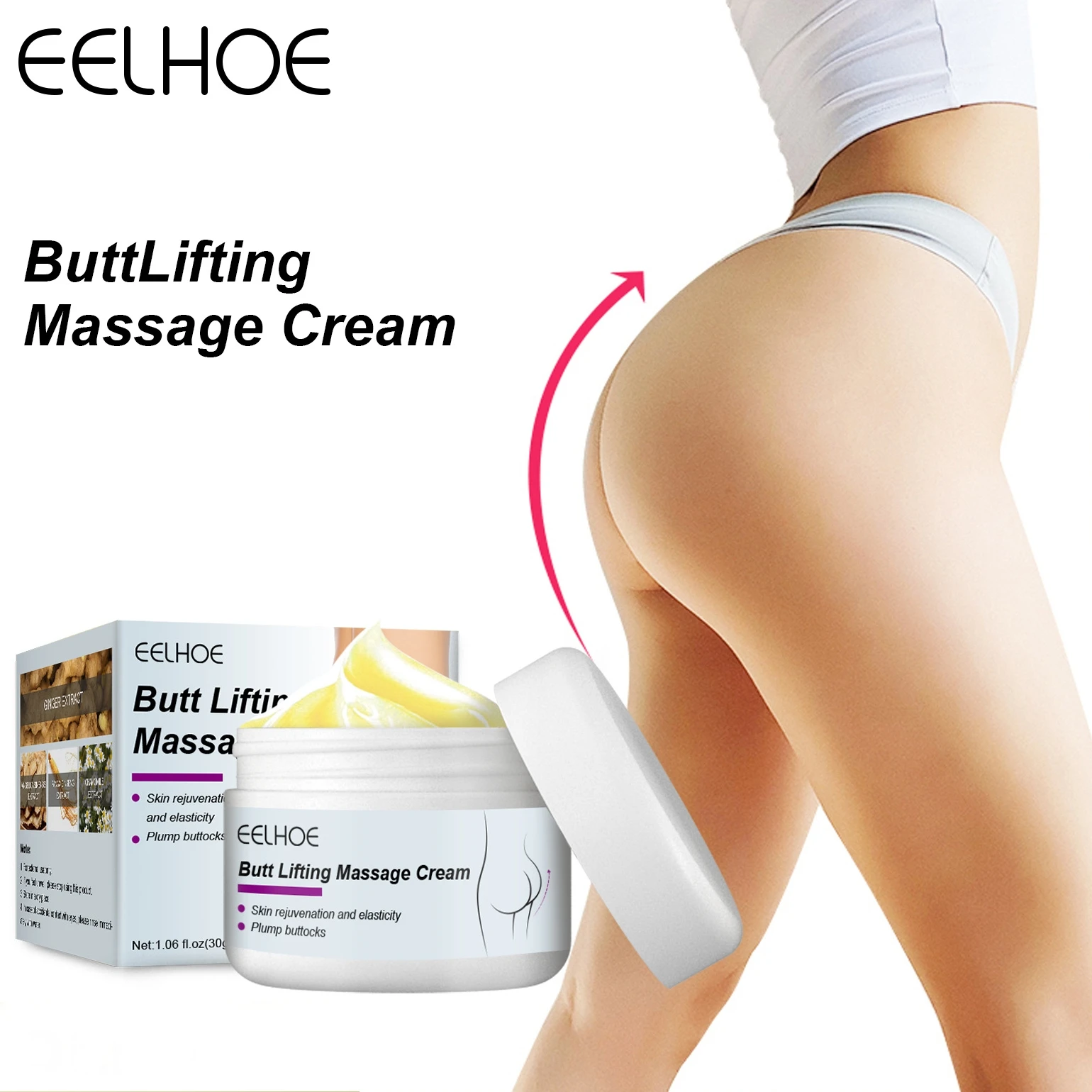 

Big Ass Butt Enhancer Cream Effective Hip Lift Up Firming Essence Anti Sagging Sexy Lady Buttock Enhance Massage Beauty Products