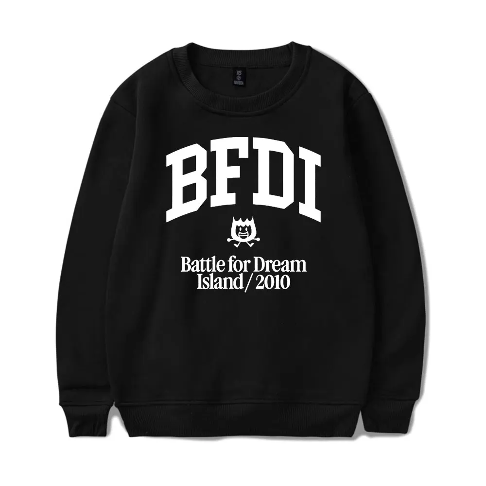 Jacknjellify BFDI Battle For Dream Island Vintage 90s Merch Sweatshirt Pullover Unisex Harajuku Streetwear Popular