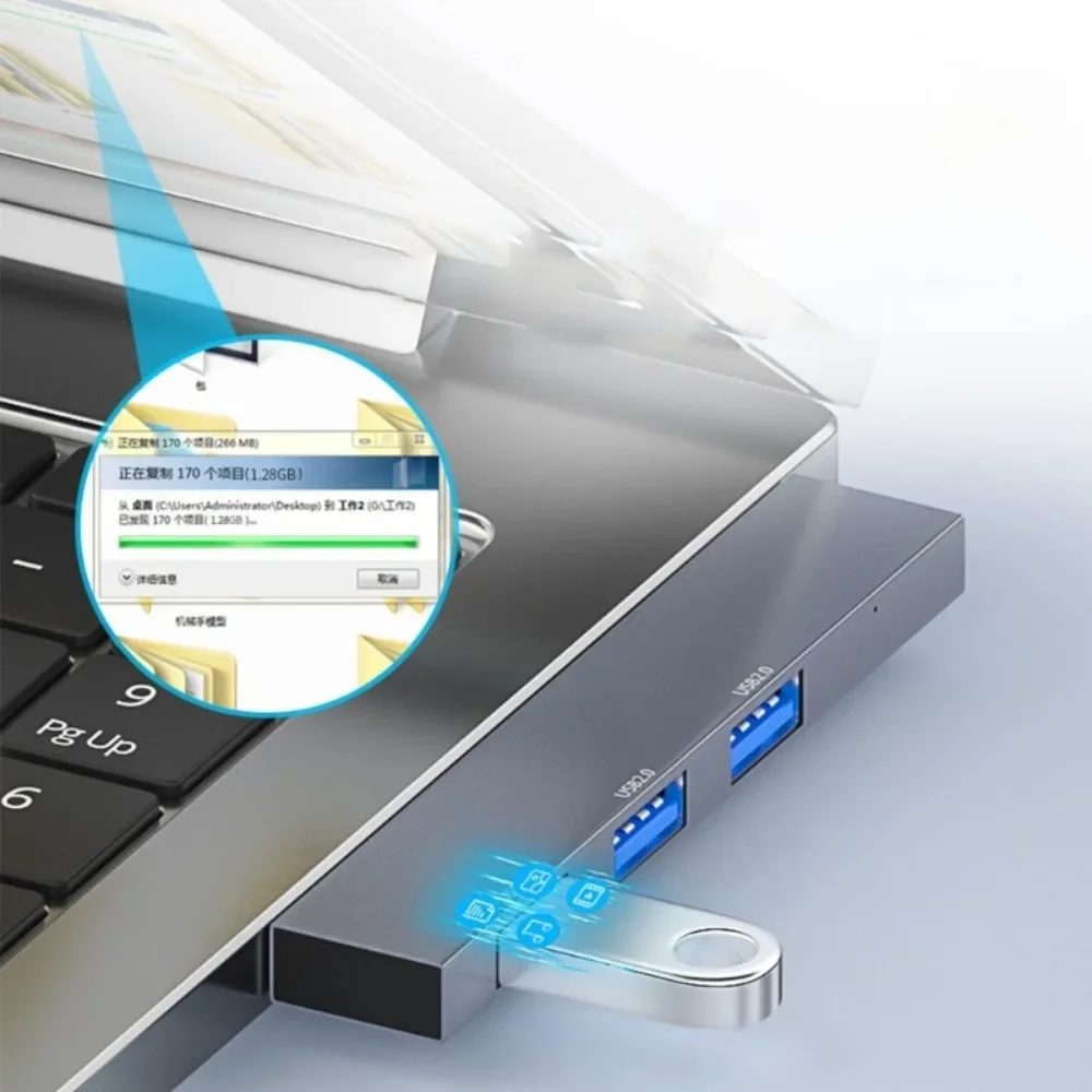 Док-станция 3 в 1 USB 0 5 Гбит/с 480 Мбит/с