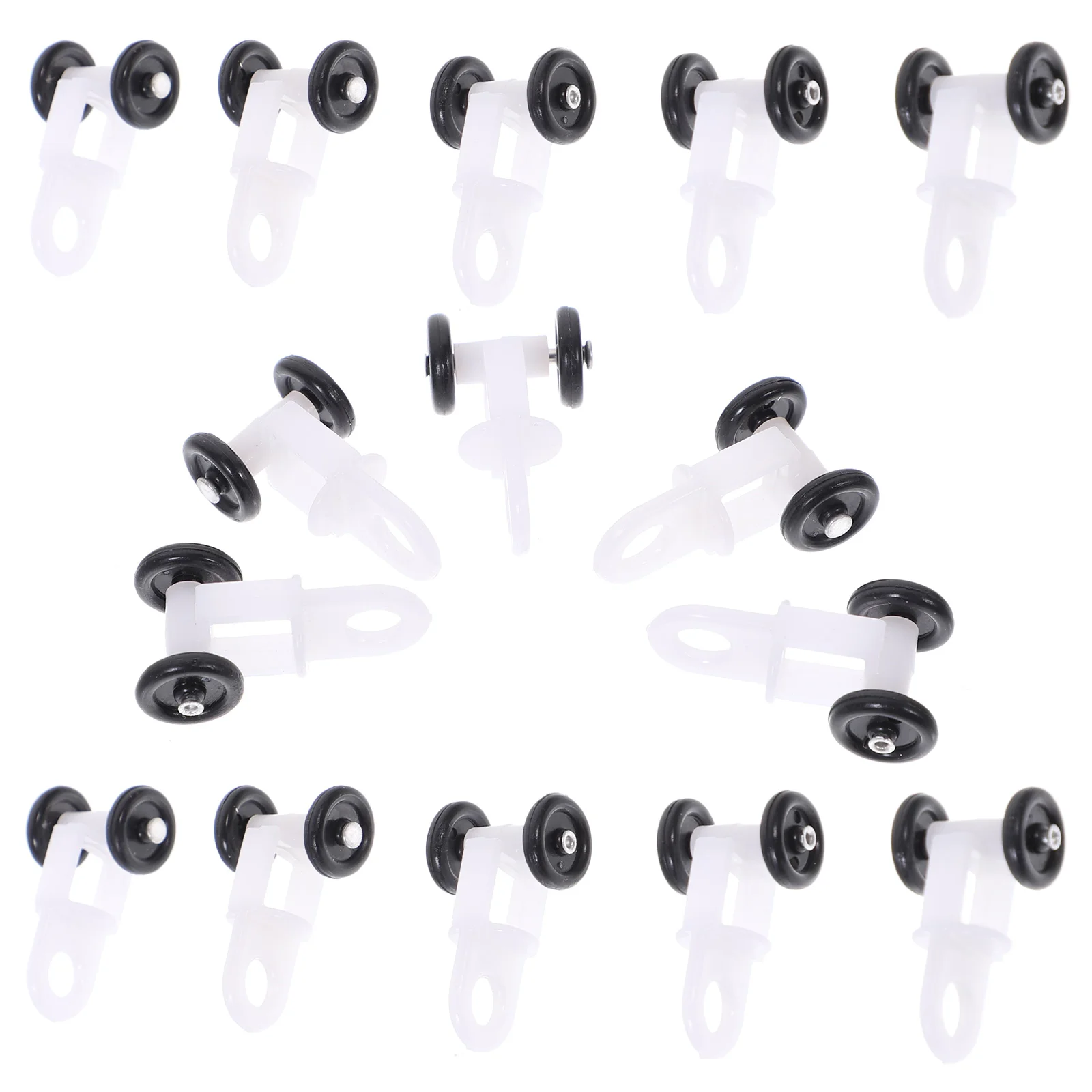 

100pcs Curtain Track Roller Window Curtain Wheel Curtain Rail Runner Wheel
