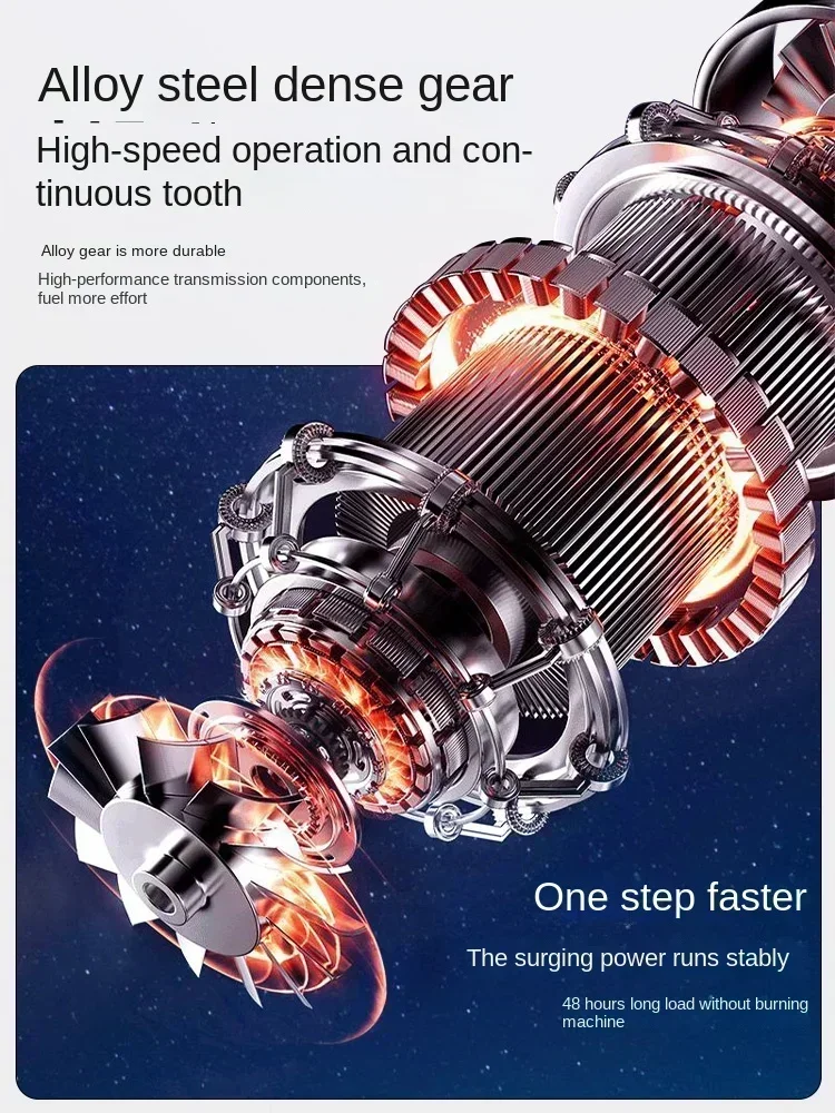 Легкий электрический масляный пистолет для тяжелого оборудования с литиевой