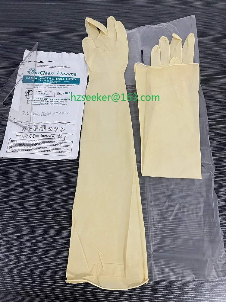 Ansell BioClean Maxima BLLS (1 пара) Стерильные одноразовые латексные ...