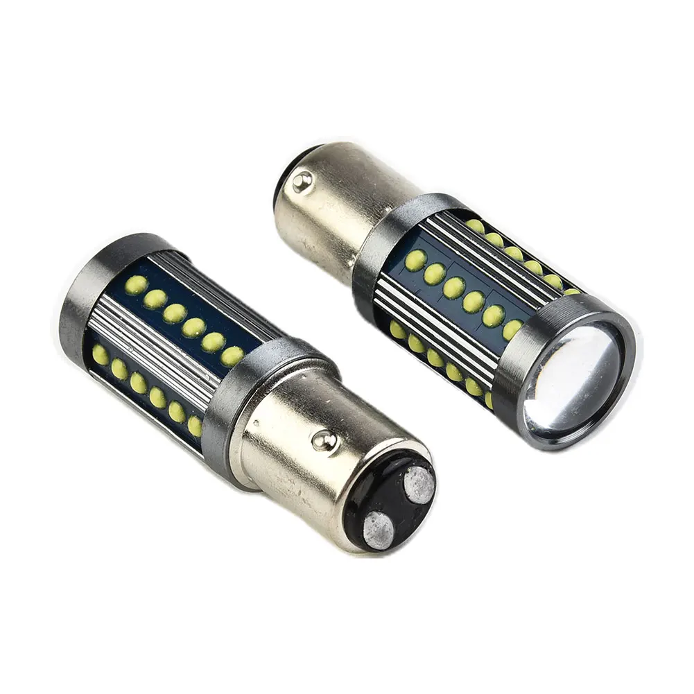 

Home LED Bulb 1157 LED Bulb White 1157 51*18*15mm Super Bright Tail Lamp Universal 36 COBs 3W Aluminum Durable
