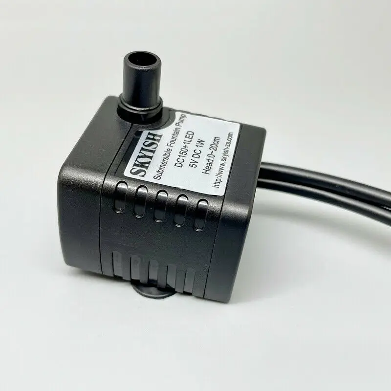 

Микро Бесщеточный погружной бесшумный водяной насос постоянного тока 5 В + светильник шумный водяной насос для аквариума фонтана