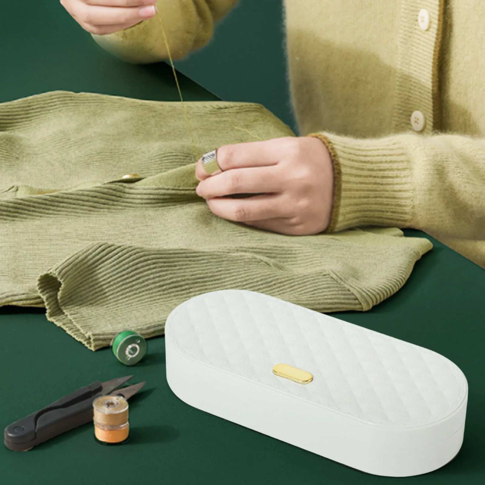 

Набор для шитья, компактный набор для шитья, портативный аксессуар для шитья «сделай сам» с аксессуарами для начинающих