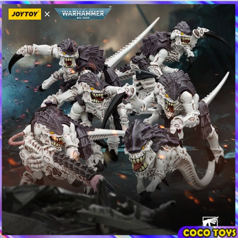 [ПРАВЛЕННО ЗАКАЗ] JOYTOY Warhammer 40k 1/18 Фигурки Tyranids Hive Fleet Левиафан Termagant Brood Ripper Swarm