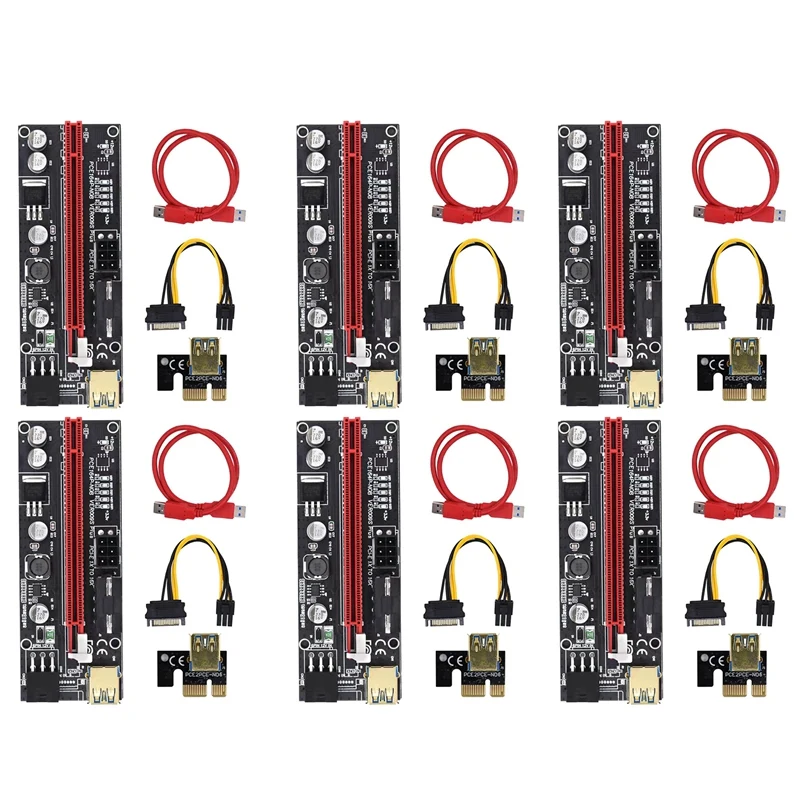 Графическая карта расширения PCIE Riser от 1X до 16X для графического процессора