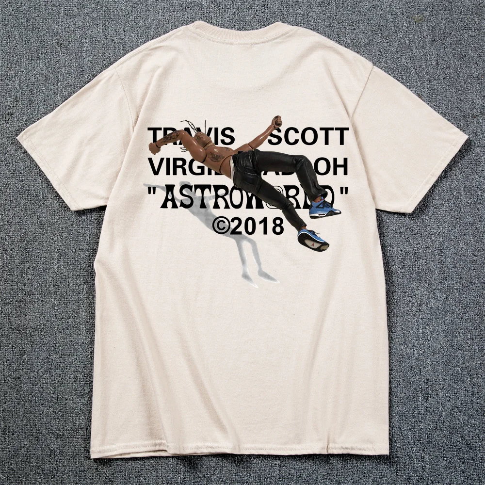 

2021 New Fashion Hip Hop T Shirt Men Women Travis Scotts ASTROWORLD Harajuku T-Shirts YOU WERE HERE Letter Print Tees Tops
