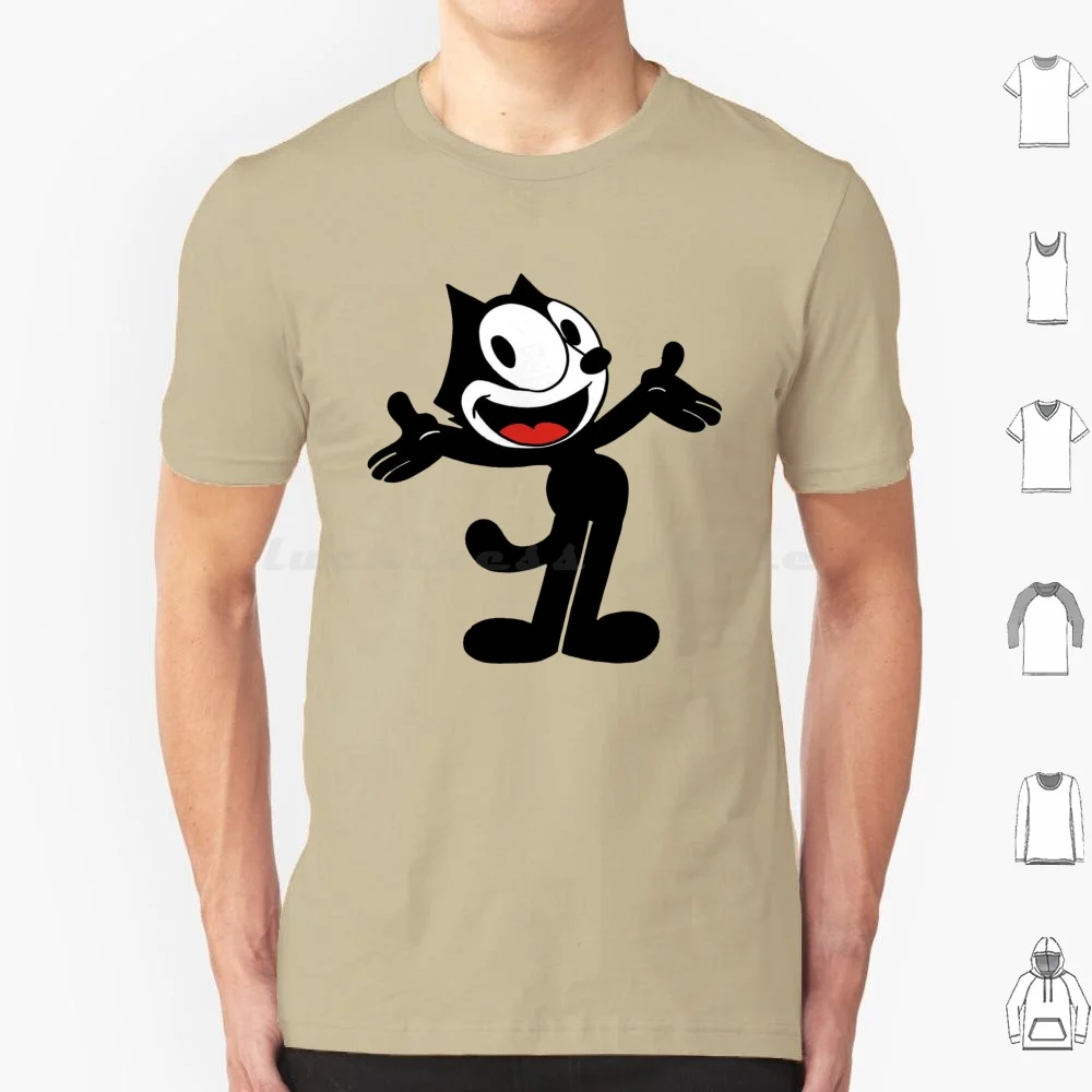 Футболка для мужчин женщин детей 6Xl винтажная мультяшная котенка из мультфильма