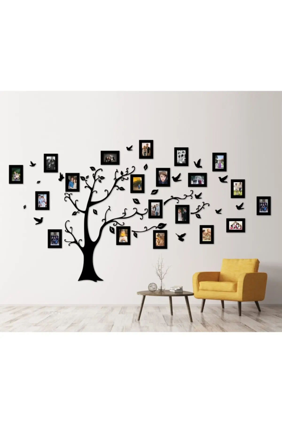 Рамка с генеалогическим деревом коллаж деревянное семейное дерево 20 рамок