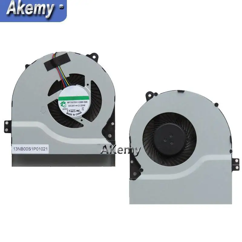 Akemy новый оригинальный кулер для процессора Asus Y481C Y481L X452E X450EP X450EA Y481E X450W X450WA X450WE A450L