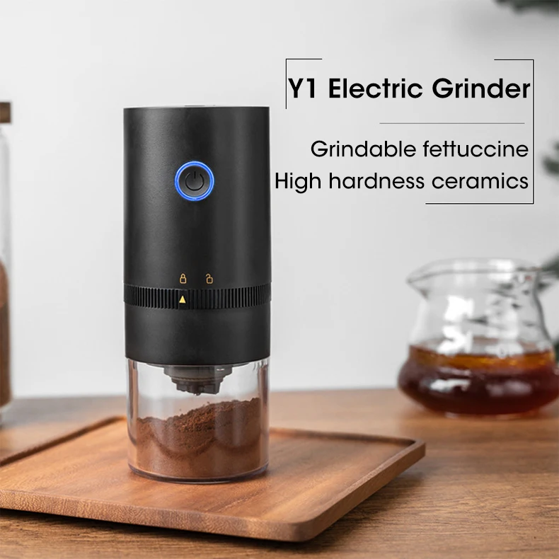 

Portable Mini Grinder 120ml Coffee Grinder 13W 3.7V Electric Mill Rechargeable Grinding Machine Conical Ceramic grinding Core