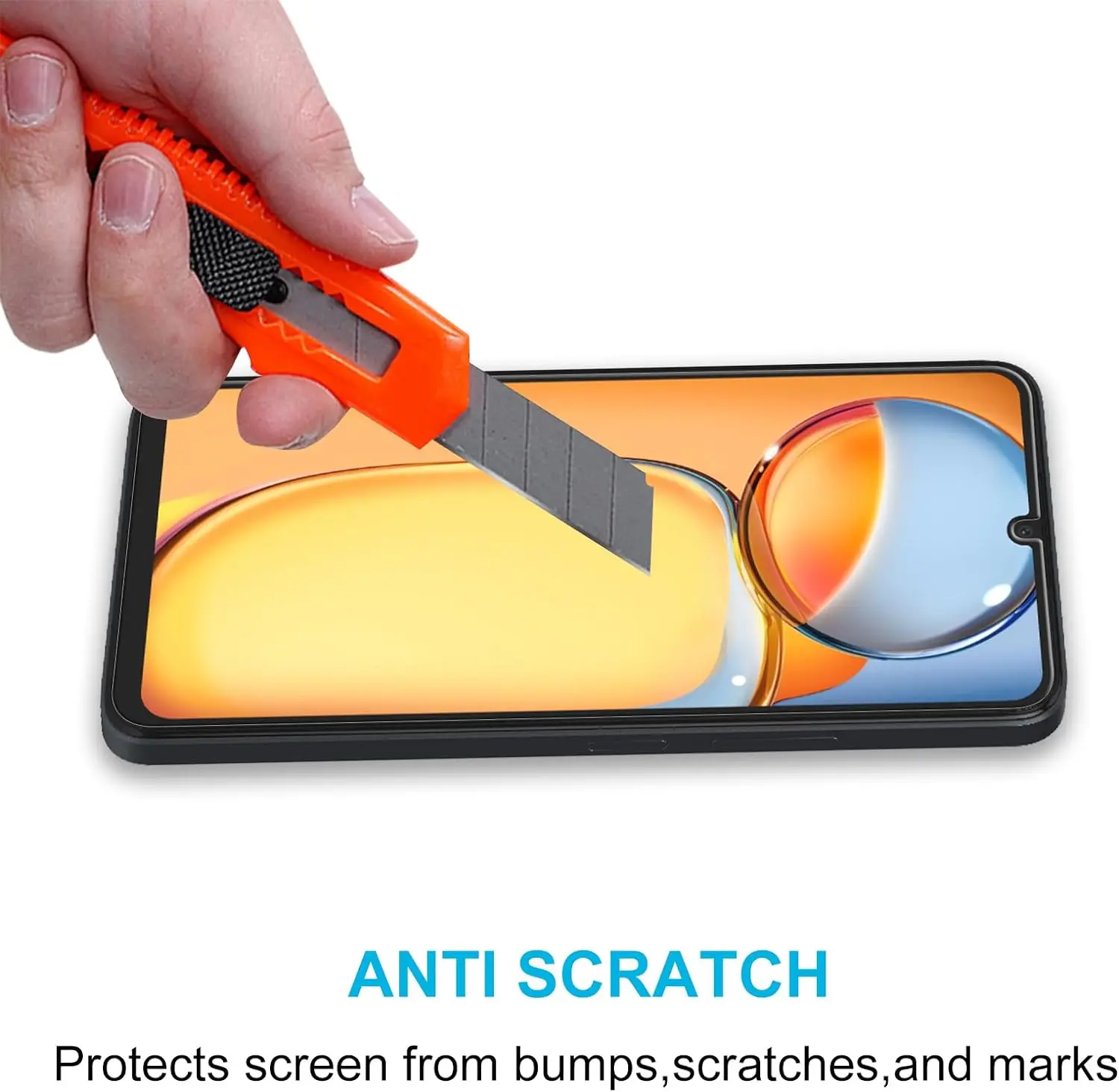 Закаленное защитное стекло высокой четкости с защитой от падений HD + закаленное