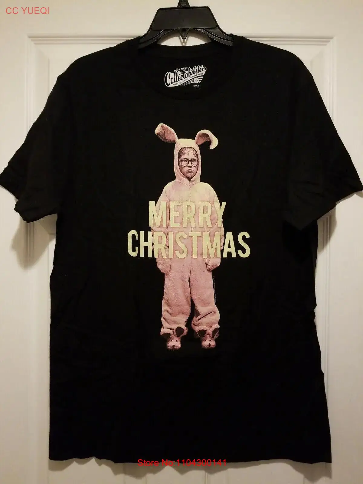 New Merry Christmas Ralphie Bunny Suit Mens Medium Funny Story T-Shirt