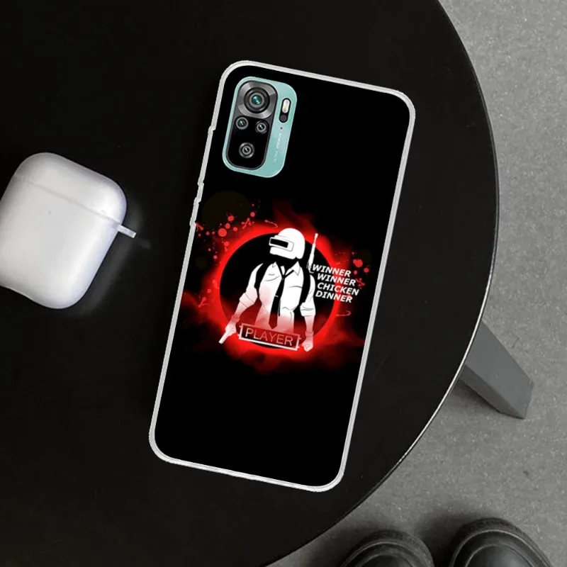 Чехол Pubg для телефона с популярной игрой Xiaomi 12 11T 10 9 Redmi Note 10S Pro 9A 8 прозрачный чехол