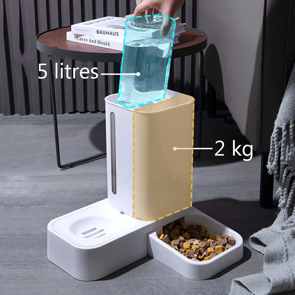 

Автоматическая миска-Кормушка для собак и кошек, пластиковый диспенсер для воды, фонтан для кормления питомцев, питьевое устройство, товары...