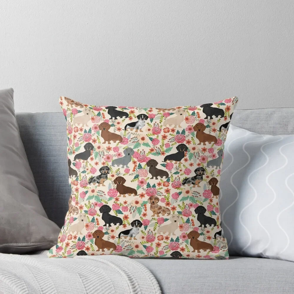 Такса цветочная собака породные узоры для домашних животных докси дакси подарки