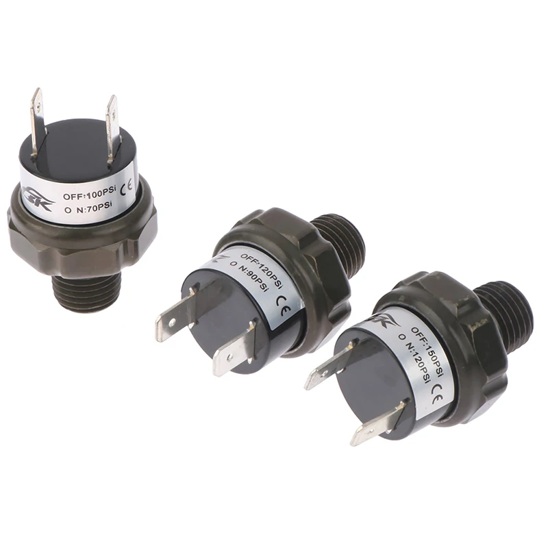 

1 шт. сверхмощный 1/4 NPT воздушный компрессор, регулирующий клапан 70-100PSI 90-120PSI 120-150PSI