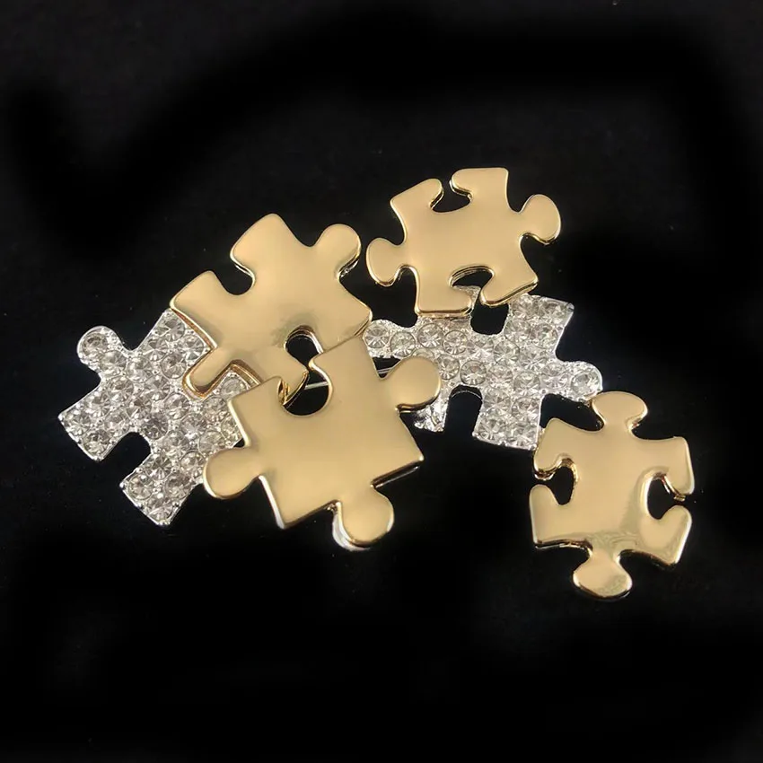 

Модная забавная дизайнерская двухцветная металлическая текстура, Высококачественная Брошь для женщин, праздничные подарки, подарки для влюбленных на день рождения, ювелирные изделия