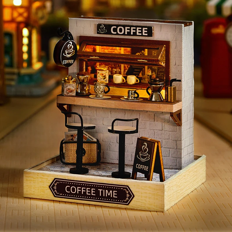 

Diy Cabin Miniature Building And Furniture Kits Assembly Model Handmade Toys Pretend Play Ornaments Birthday Gifts For Girls