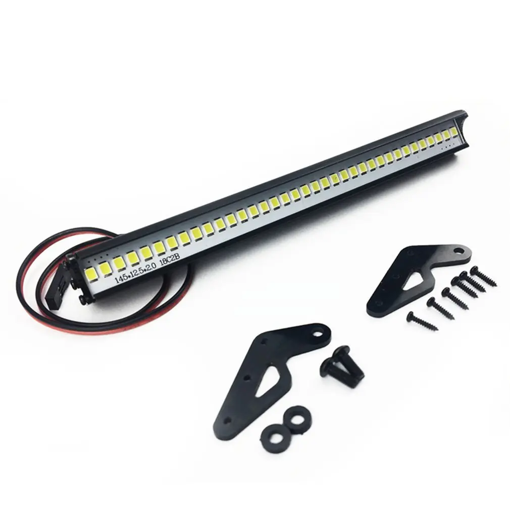 

148MM Super Bright 36 LED Lights Bar for 1/10 RC Crawler Car Axial SCX10 90046 D90 Traxxas TRX4 Car Model Accessories