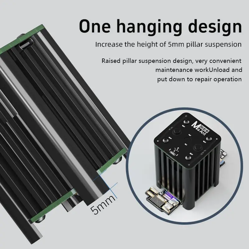 MaAnt MY-01 3 Вт Мощный УФ-отверждающий охлаждающий вентилятор дымовой выхлоп для