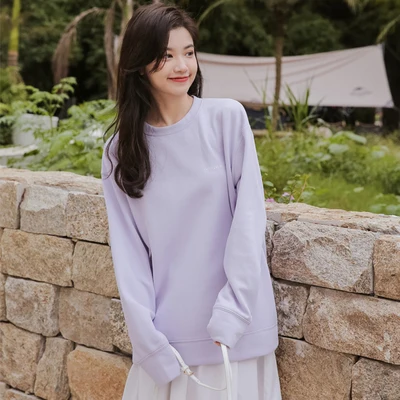 

Jacket women's jacket all-match casual and comfortable casual all-match round neck long-sleeved shirt