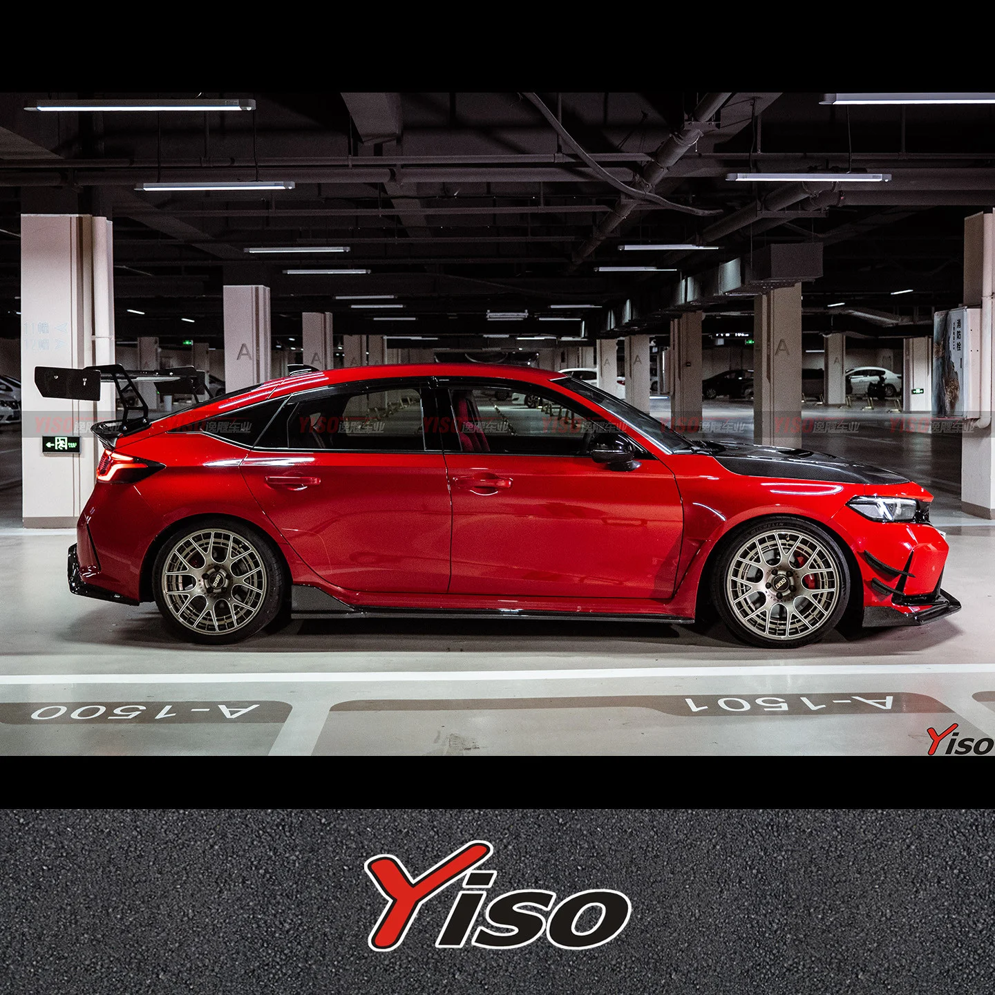 Фото Подходит для TypeR FL5: Модифицированный обвес из сухого карбона APR, боковые юбки APR, аэродинамический комплект TypeR FL5 APR. №2