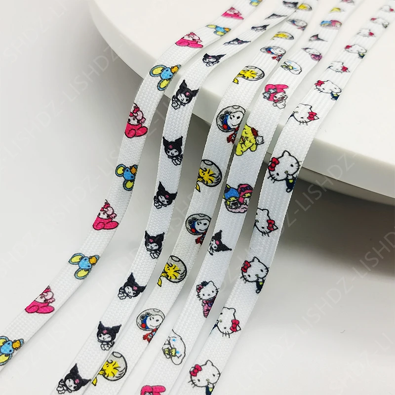 

2 шт., шнурки для обуви Hello Kitty, 120 см/150 см