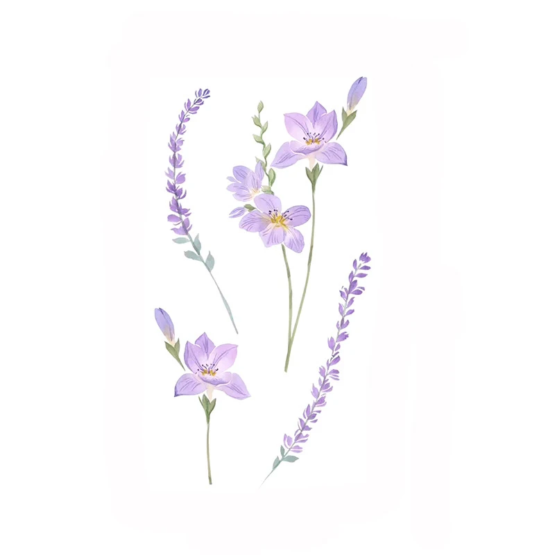 Временные татуировки MOLOOP Лаванда