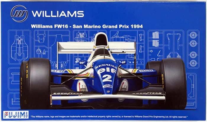 Fujimi 09058 plastic assembly car model 1/20 scale For F1 ra