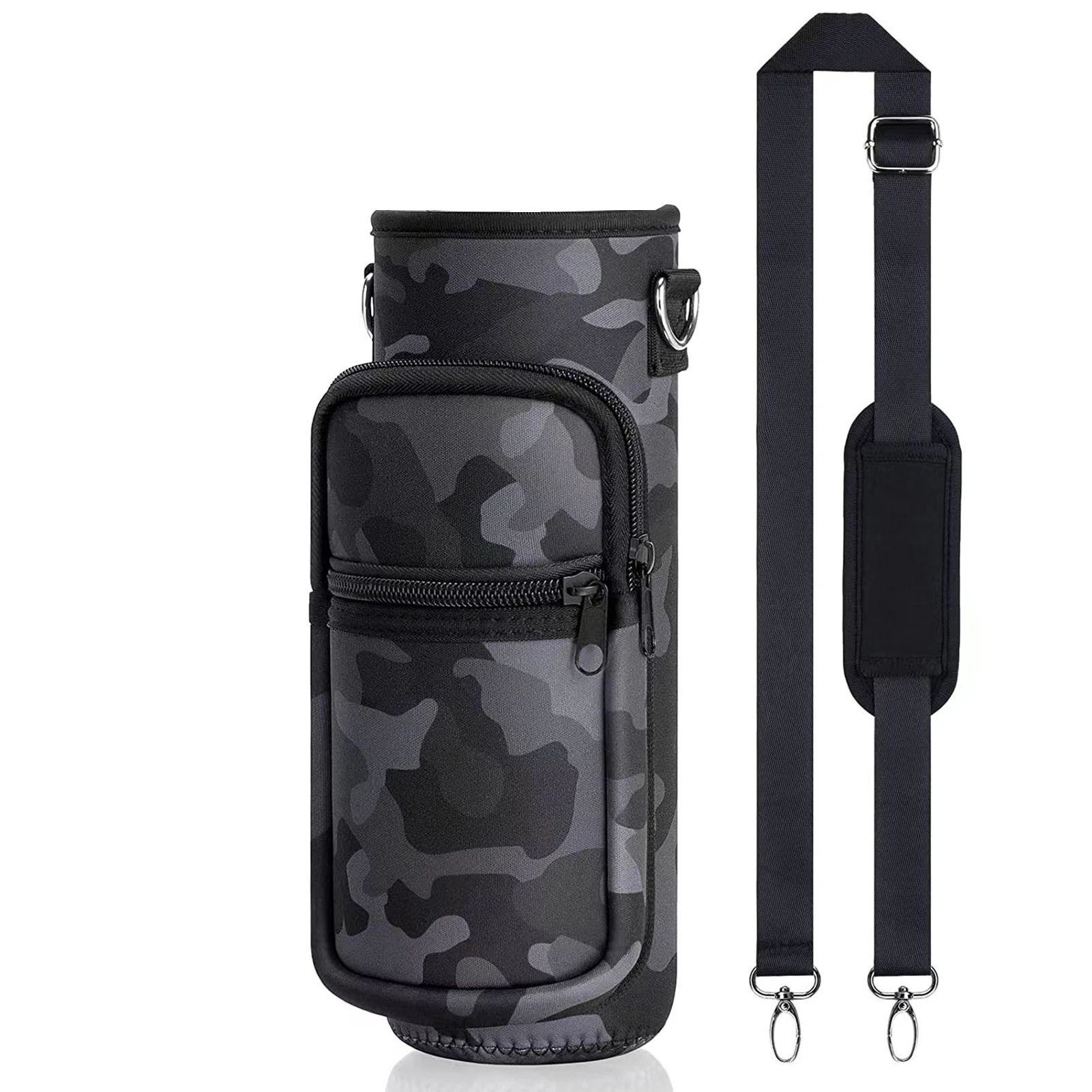 

Card Carrier Bag Sports Accessories Crossbody Shoulder Walking Sleeve Hand Outdoor Hiking Adjustable Strap Water Bottle Neoprene