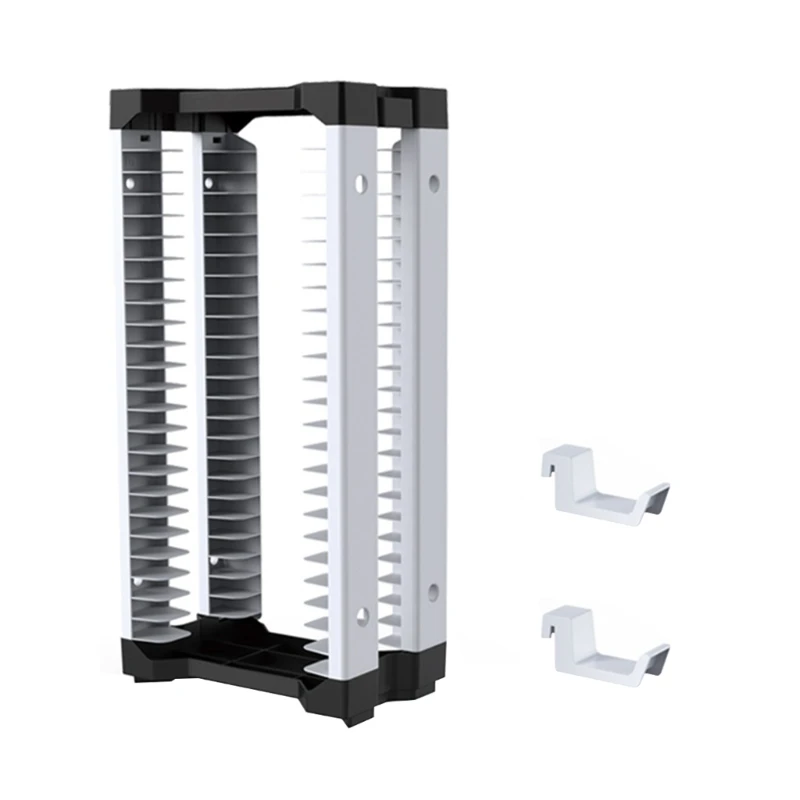 

ABS Video Game Storage Stand Tower for PS4 Switch XboxOne Game Card Box Holder Game Box Storage Tower Durability E65C