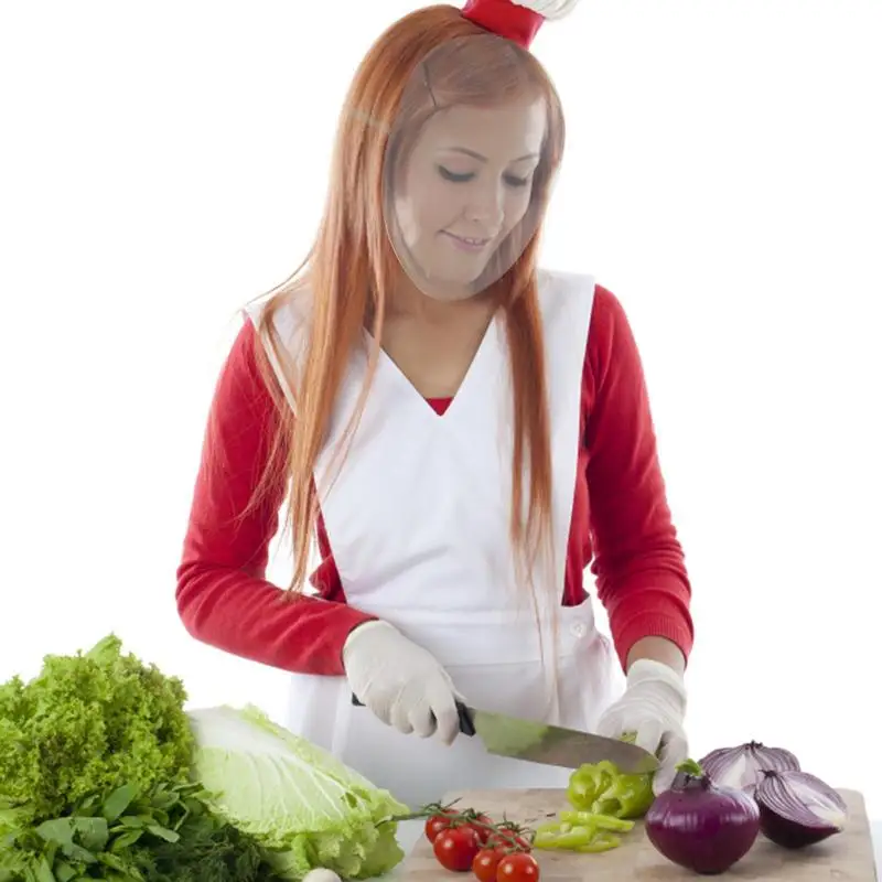 

Safety Face Oil Proof With Adjustable Headband Cooking Tools Aerodynamic Profile Prevent Lampblack From Splashing