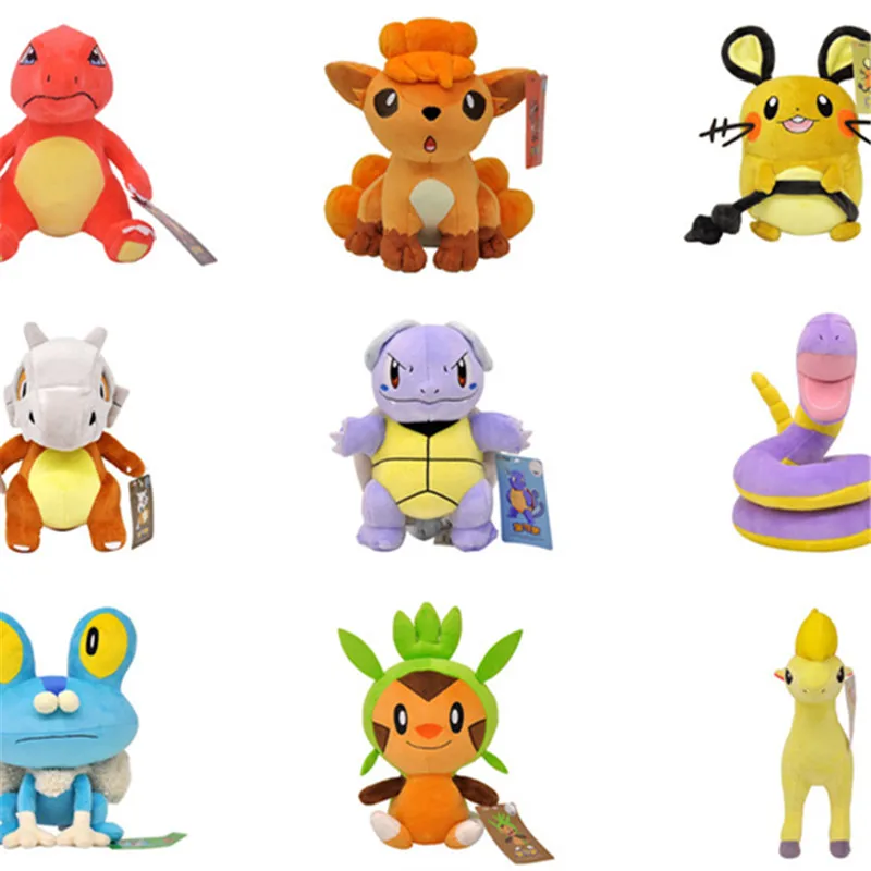 

Новинка, плюшевые игрушки Pokemon 9, эльф шармелон 20-29 см, хлопковые куклы Chespin PP, милый подарок для детей, любимый подарок