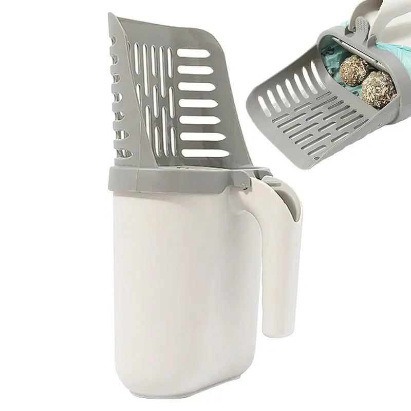 

Litter Scoop For Cats Detachable Deep Cat Litter Shovel With Built In Waste Can Cat Litter Shovel Easy Sifting Pet Supplies
