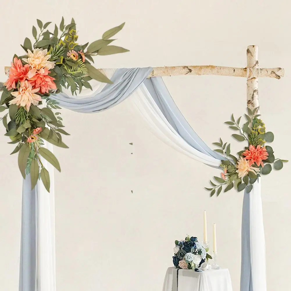 

Набор искусственных цветов ручной работы, гибкие многоразовые реквизиты для фотосъемки для свадебной фотосъемки, 2 шт.