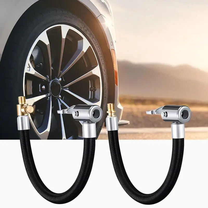 

Car Tire Air Inflator Hose Inflatable Pump Extension Tube Inflatable Tube Connection Car Adapter Air Chuck Bike Motorcycle Items