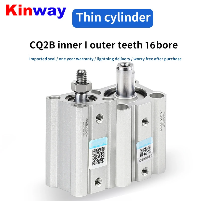 пневматический тонкий цилиндр ACQ CQ2B/20/32/12*16*40-10X25*35X60X50X75 внутренняя резьба