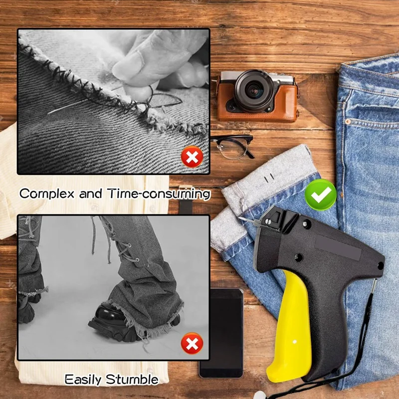 Label-Gun Set Fine Needle For Clothing Needle-Gun Sewing Quilting Hemming Stitching