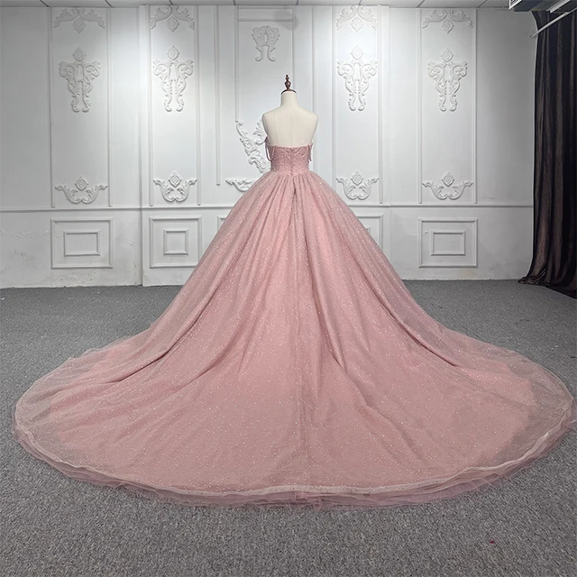 2023 JANCEMBER Quinceanera Dresses Ball Gown Flower Vestidos De 15 Años Pink Sequined Crystal Ribbons DY9764 vestidos de 15 años 2