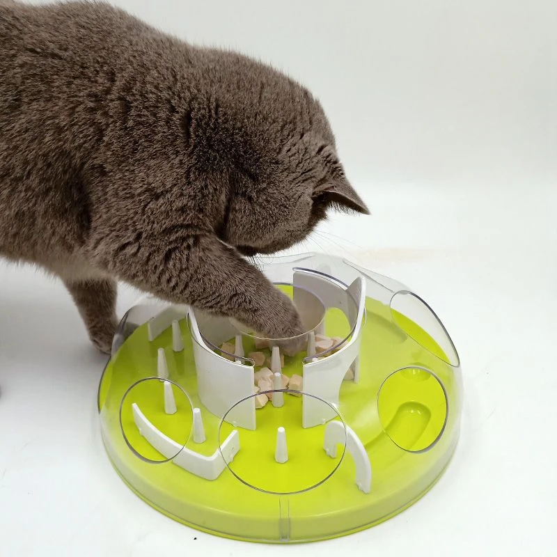 

Cat Treasure Hunting Box Puzzle Hiding Food Intelligence Toy Leakage Device Pet Maze Turntable Self Hi Relieving Magic Tool