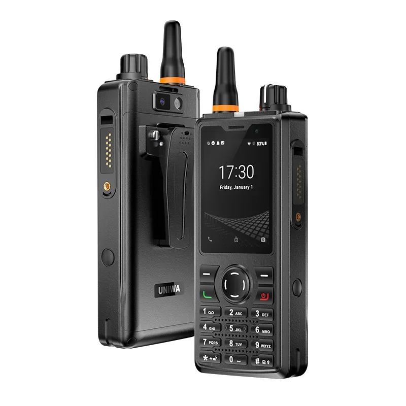 UNIWA F41 4G POC Walkie Talkie Zello Прочный телефон 2 4 "сенсорный экран 1 ГБ + 8