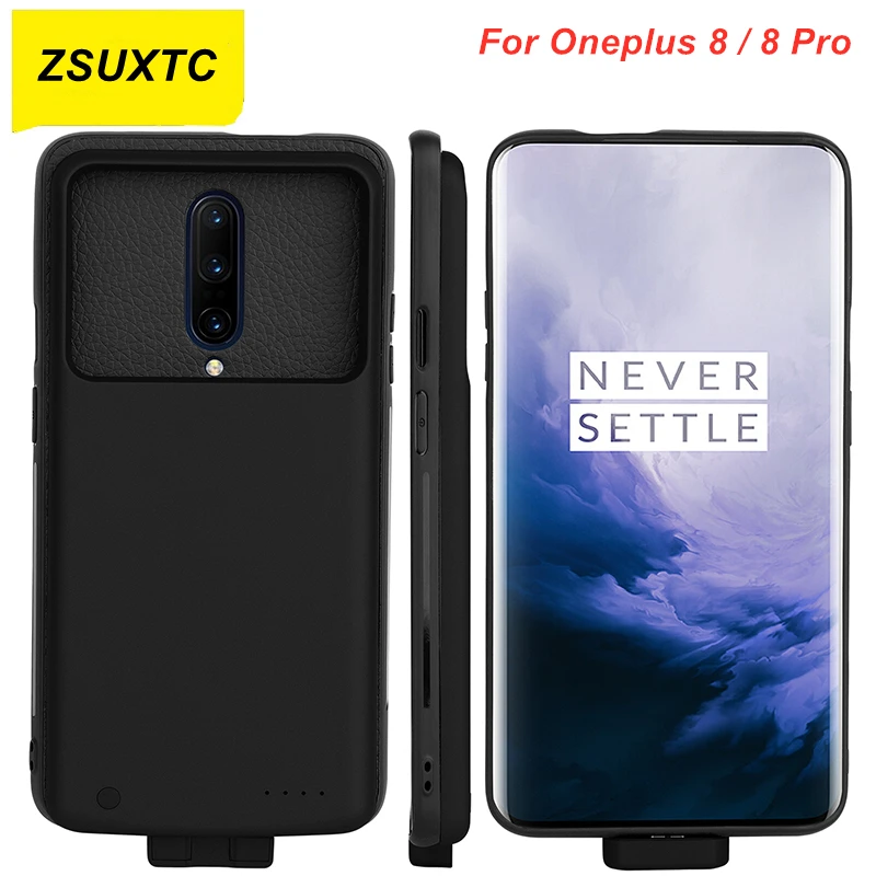 

Чехол на 5000 мА · ч для OnePlus 8, чехол для аккумулятора 8 Pro 8Pro, чехол для аккумулятора с зарядным устройством для OnePlus 8 Pro, чехол для аккумулятора