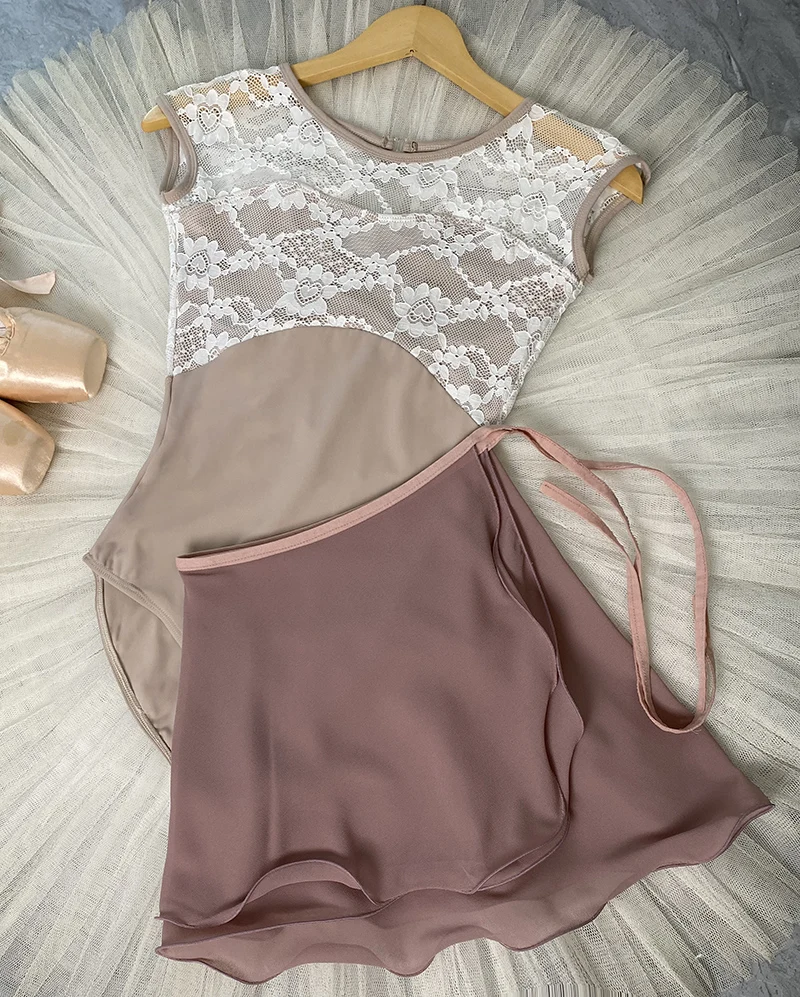 

Ballet Dance Leotard For Women Lace Sleeveless Leotard Stage Dancing Costume Adult Dance Practice Gymnastics Clothes